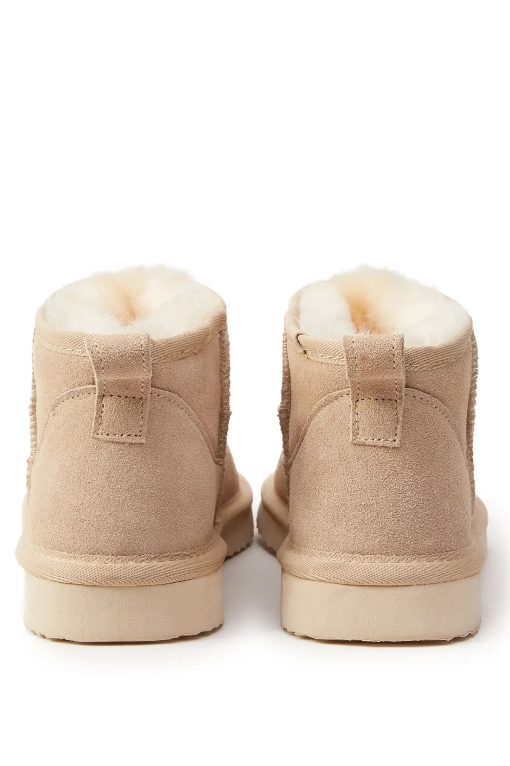 Holland Cooper Ultra Mini Shearling Boot Oyster Sale
