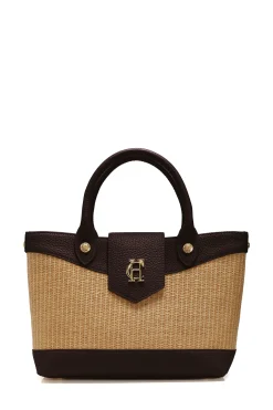 Holland Cooper Valencia Mini Tote Chocolate Outlet
