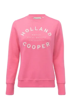 Holland Cooper Varsity Crew Peony Pink Online