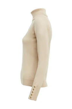 Holland Cooper Victoria Cashmere Roll Neck Stone Sale