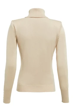 Holland Cooper Victoria Cashmere Roll Neck Stone Sale