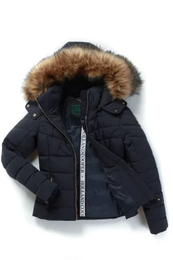Holland Cooper Whistler Puffer Jacket Ink Navy Clearance