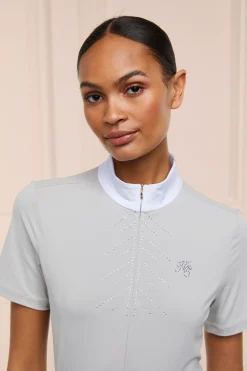 Holland Cooper Windsor Short Sleeve Base Layer Pebble Online