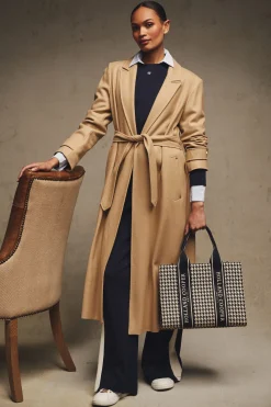 Holland Cooper Wrap Coat Camel Online